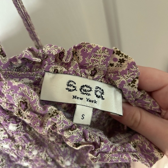 Sea New York Ida Apron Midi Dress In Lilac - Picture 7 of 8